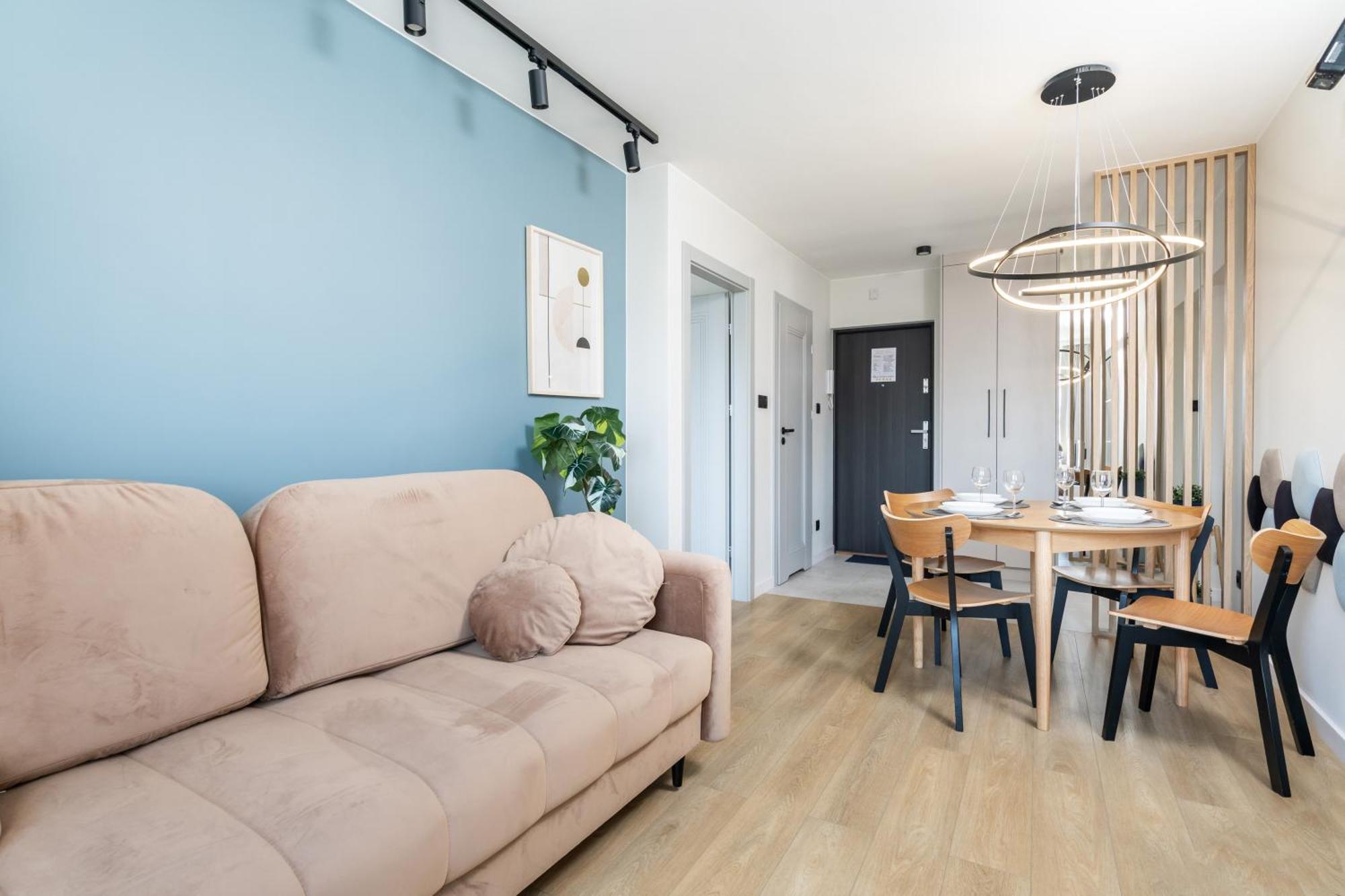 Blue Matcha Premium Apartment Okopowa Warsaw Luaran gambar