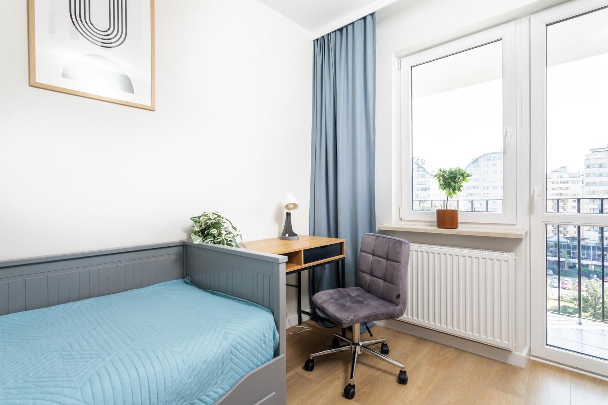 Blue Matcha Premium Apartment Okopowa Warsaw Luaran gambar